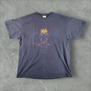 Vintage Slayer Shirt Mens Large Black Y2K Thrash Metal Band The Unholy Alliance